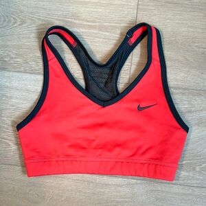 Bright Red Nike Racerback Sports Bra